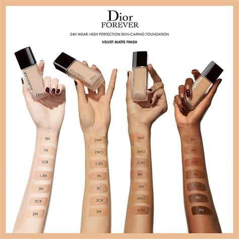 dior foundation color|dior forever matte foundation shades.